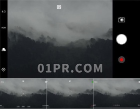 Pr预设 10组模拟相机快门手机镜头取景框界面元素 Pr素材